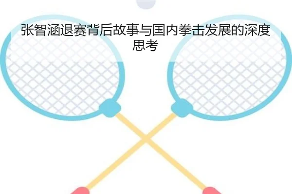 张智涵退赛背后故事与国内拳击发展的深度思考